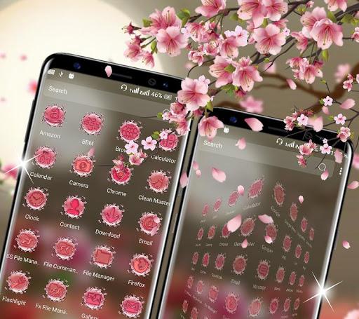 Sakura Launcher Theme - Image screenshot of android app