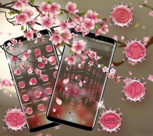 Sakura Launcher Theme - عکس برنامه موبایلی اندروید