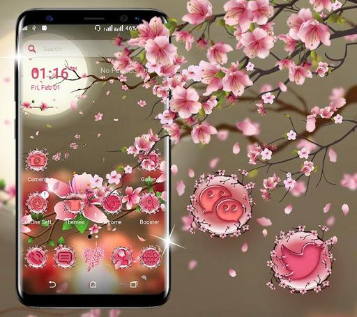 Sakura Launcher Theme - Image screenshot of android app