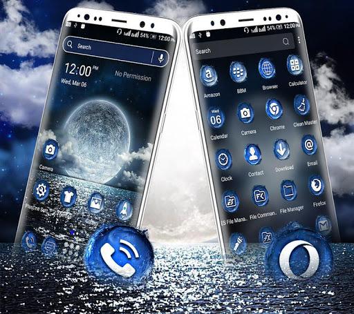 Sea Moon Launcher Theme - عکس برنامه موبایلی اندروید