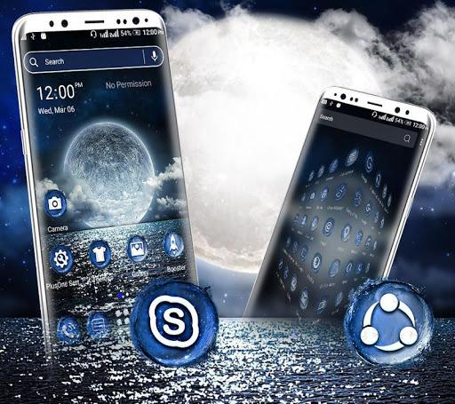 Sea Moon Launcher Theme - عکس برنامه موبایلی اندروید