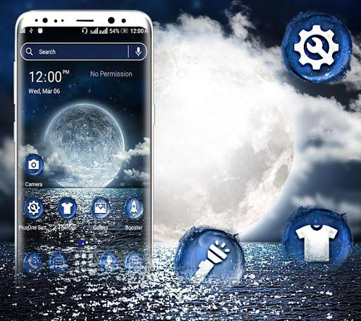 Sea Moon Launcher Theme - Image screenshot of android app