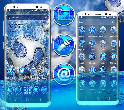 Water Football Launcher Theme - Image screenshot of android app