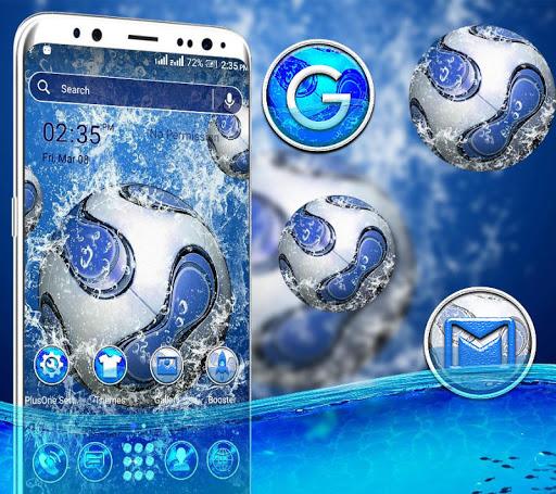 Water Football Launcher Theme - Image screenshot of android app