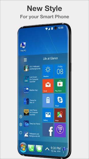 Win ۷ Theme for Computer Launcher - عکس برنامه موبایلی اندروید