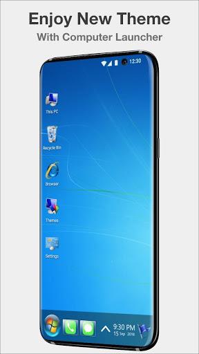 Win ۷ Theme for Computer Launcher - عکس برنامه موبایلی اندروید