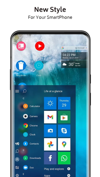 Zen theme for launcher - Image screenshot of android app