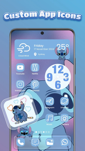 Themebox - App icons, Widgets - عکس برنامه موبایلی اندروید