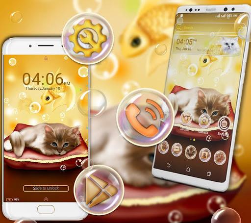 Cute Cat Launcher Theme - عکس برنامه موبایلی اندروید