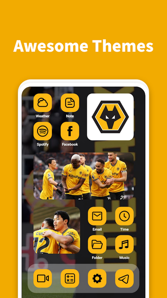 Theme App - عکس برنامه موبایلی اندروید