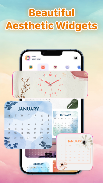Theme Pack: Icon, Widget Maker - عکس برنامه موبایلی اندروید