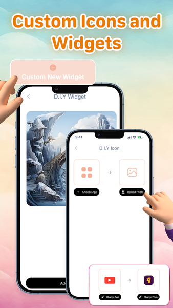 Theme Pack: Icon, Widget Maker - عکس برنامه موبایلی اندروید