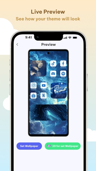 DIY Theme Pack: Icon & Widget - عکس برنامه موبایلی اندروید