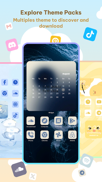 DIY Theme Pack: Icon & Widget - عکس برنامه موبایلی اندروید