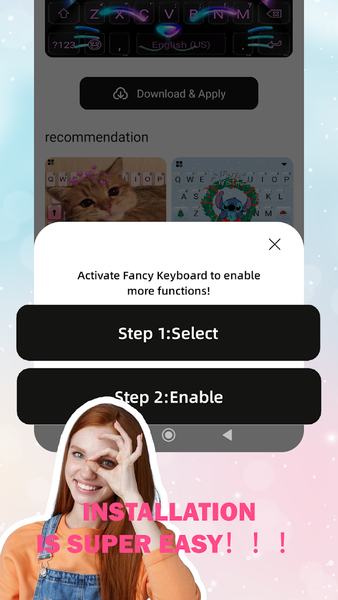 Fancy Keyboard - عکس برنامه موبایلی اندروید