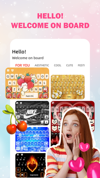 Fancy Keyboard - عکس برنامه موبایلی اندروید