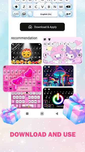 Fancy Keyboard - عکس برنامه موبایلی اندروید