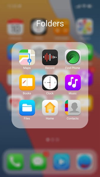 iPhone ۱۴ Launcher, iOS ۱۶ - عکس برنامه موبایلی اندروید