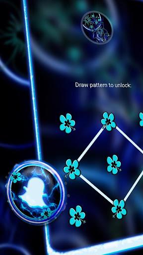 Dark Blue Fractal Launcher - عکس برنامه موبایلی اندروید