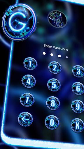 Dark Blue Fractal Launcher - عکس برنامه موبایلی اندروید