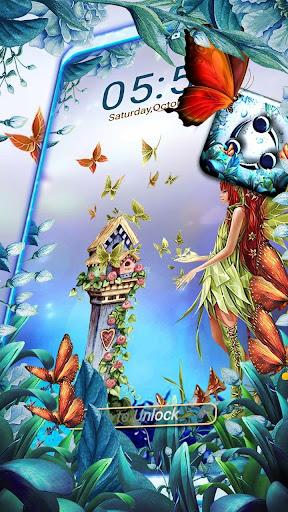 Fairy Butterfly Theme Launcher - عکس برنامه موبایلی اندروید