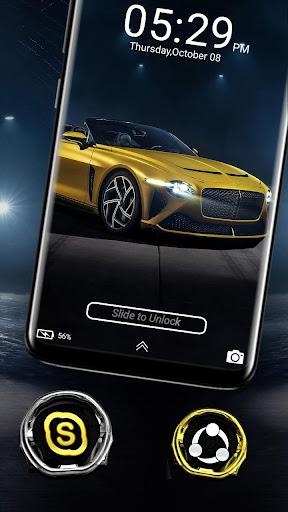 Golden Sport Car Theme - عکس برنامه موبایلی اندروید