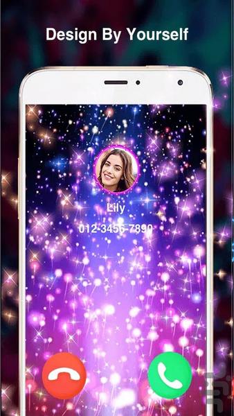 پس زمینه تماس- فلش تماس - عکس برنامه موبایلی اندروید