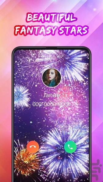 پس زمینه تماس- فلش تماس - عکس برنامه موبایلی اندروید