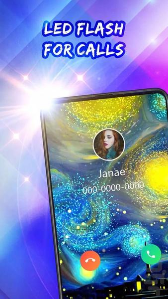 پس زمینه تماس- فلش تماس - عکس برنامه موبایلی اندروید
