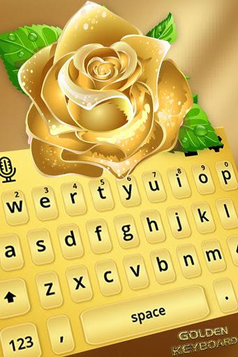 Golden Keyboard 2019 : Customized Go Keyboard - عکس برنامه موبایلی اندروید