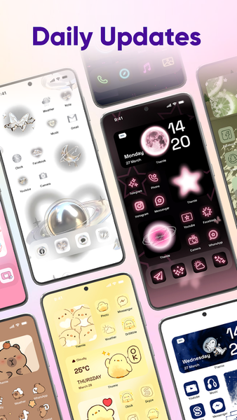 Themie: Widget & Wallpaper - عکس برنامه موبایلی اندروید