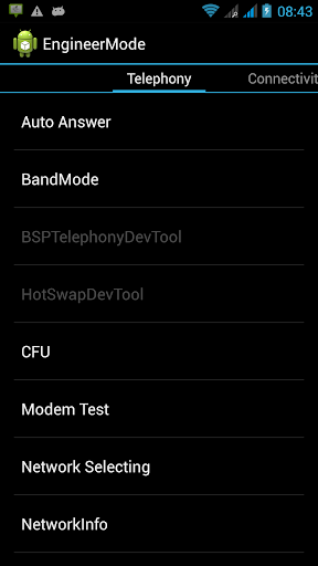 MTK Engineering Mode - Image screenshot of android app