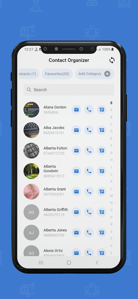 Contact Organizer - عکس برنامه موبایلی اندروید