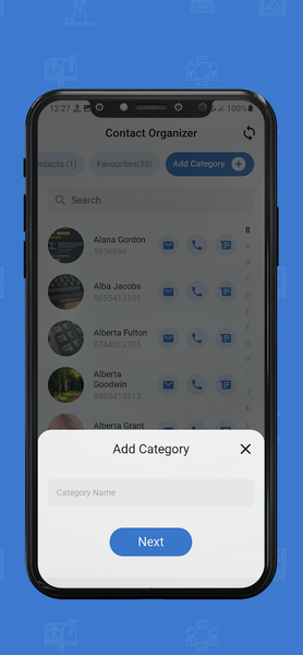 Contact Organizer - Image screenshot of android app