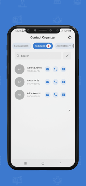Contact Organizer - Image screenshot of android app