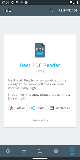 Best PDF Reader - Image screenshot of android app
