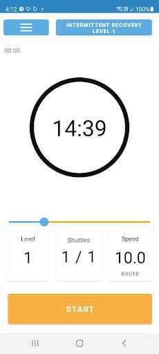 YoYo Fitness Test - عکس برنامه موبایلی اندروید