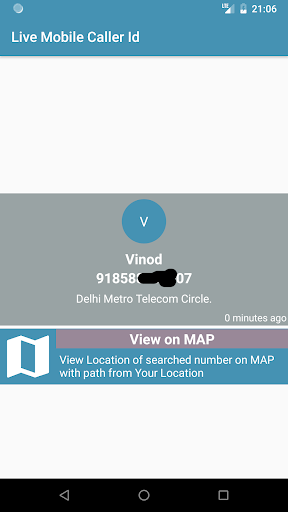 Mobile Number Caller Id Finder - عکس برنامه موبایلی اندروید