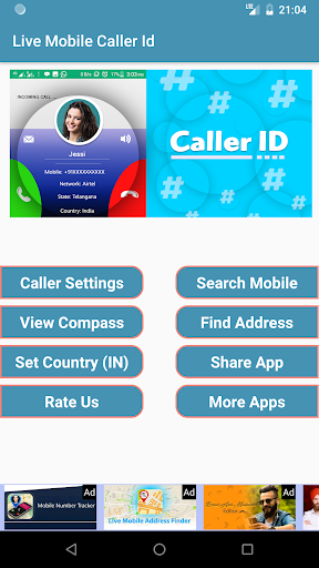 Mobile Number Caller Id Finder - عکس برنامه موبایلی اندروید