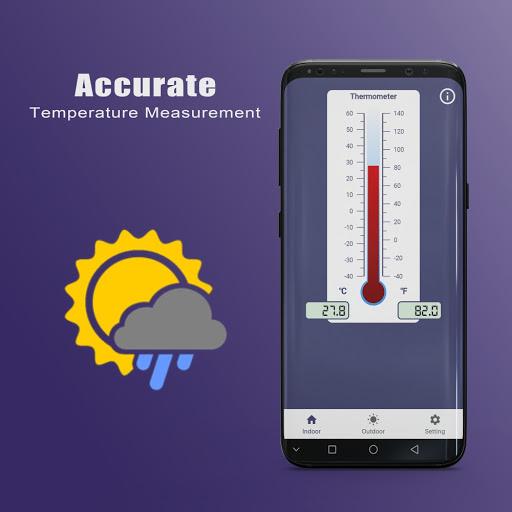Thermometer Room Temperature - Image screenshot of android app