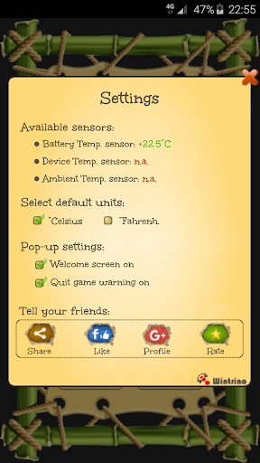 Thermometer - عکس برنامه موبایلی اندروید