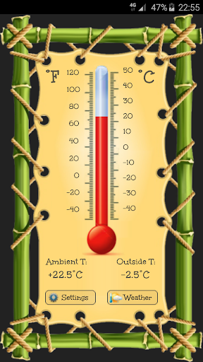 Thermometer - عکس برنامه موبایلی اندروید