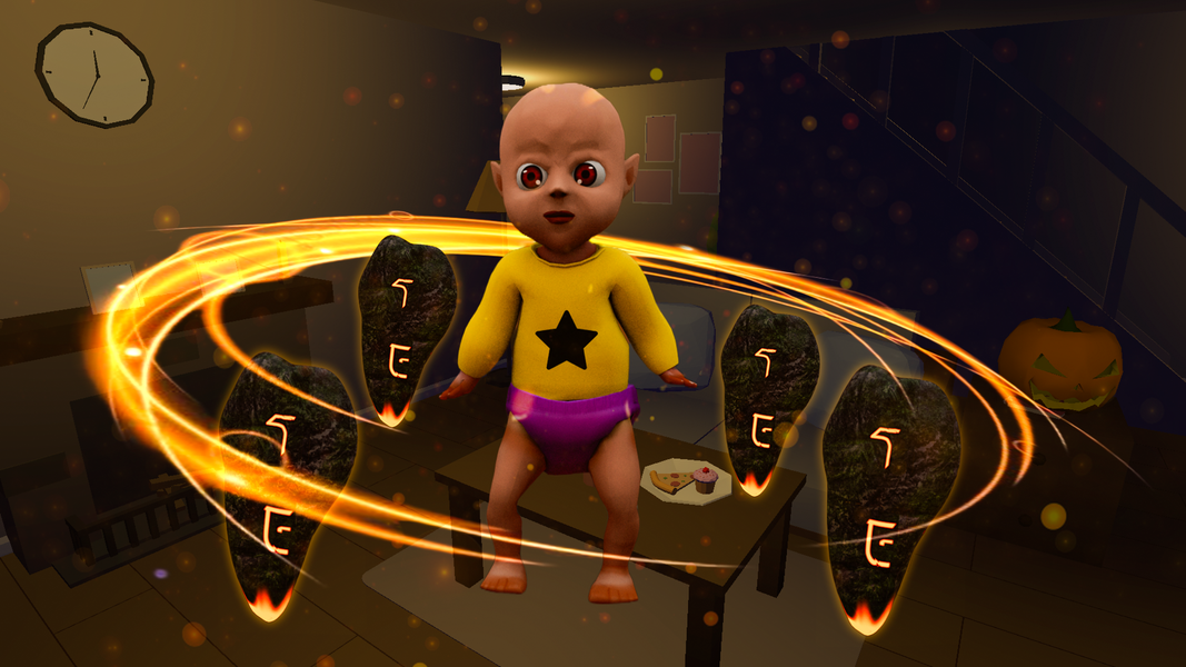 Scary Baby: Dark Haunted House - Gameplay image of android game
