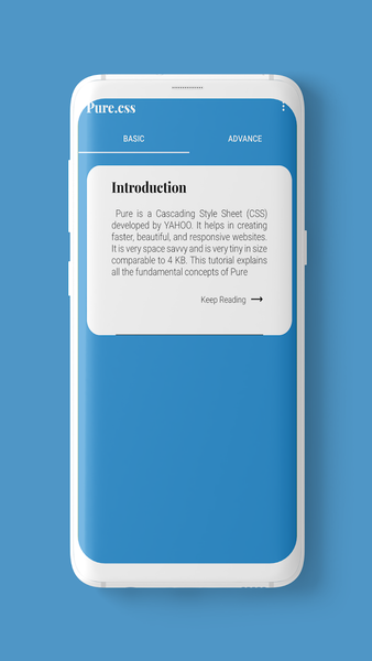 Pure.css - Image screenshot of android app