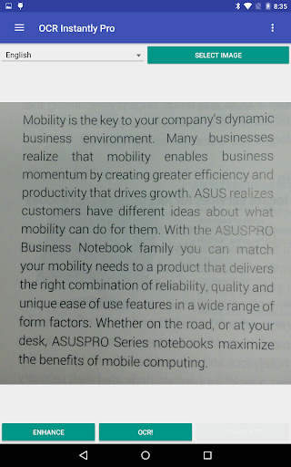 OCR Instantly - عکس برنامه موبایلی اندروید