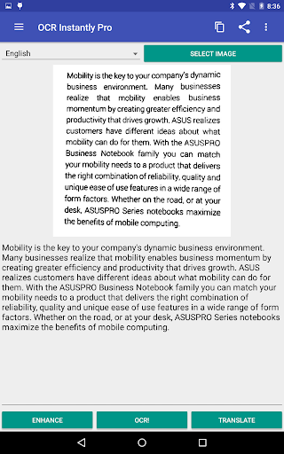OCR Instantly - عکس برنامه موبایلی اندروید