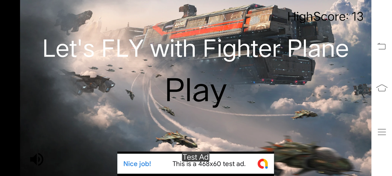 Fighter Fly - Gameplay image of android game