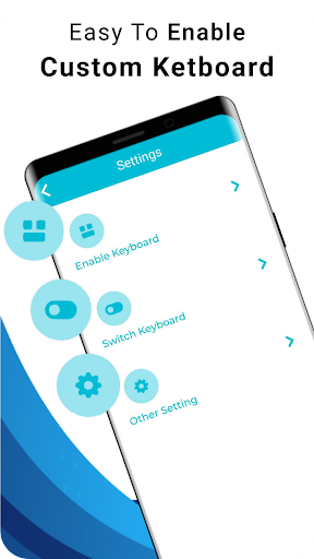Blue Words, Stylish Fonts text - Image screenshot of android app