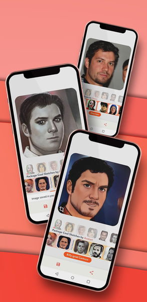 Deepfake Artbreeder Cartoonify - Image screenshot of android app