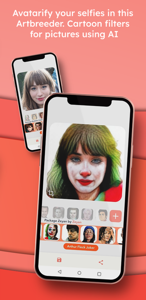 Deepfake Artbreeder Cartoonify - Image screenshot of android app